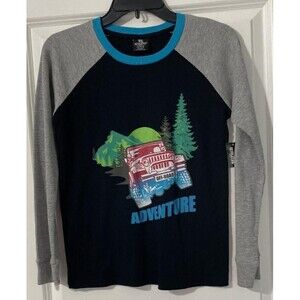 NEW NWT Boys Sz Large 12/14 School or Play OFF ROAD ADVENTURE Long Sleeve Shirt